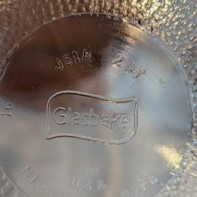 Vintage Glasbake Dishes With Lid & Baskets