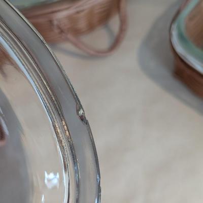 Vintage Glasbake Dishes With Lid & Baskets