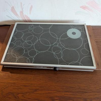 Rolling Microwave Cart With Thermo Glass By Cornwall Warmer