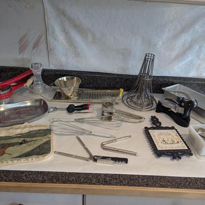 Assortment Of Kitchen Utensils