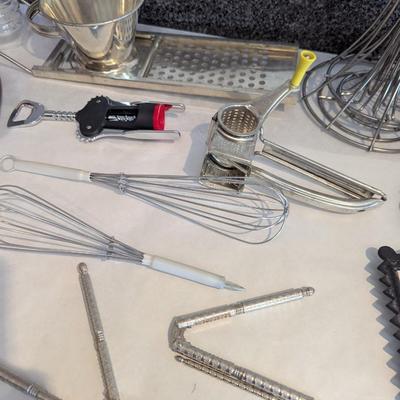 Assortment Of Kitchen Utensils