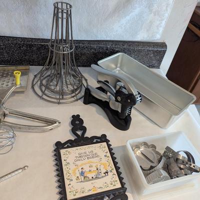 Assortment Of Kitchen Utensils