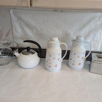 Lincoln Beautyware Tea Canister Vintage Phoenix Coffee/Tea Carafes