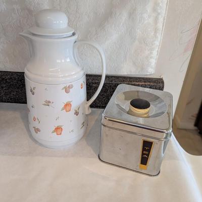 Lincoln Beautyware Tea Canister Vintage Phoenix Coffee/Tea Carafes