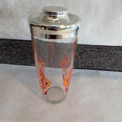 Vintage Kitschy Groovy Cocktail Shaker