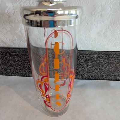 Vintage Kitschy Groovy Cocktail Shaker