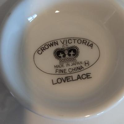 Crown Victoria Fine China Love Lace Pattern