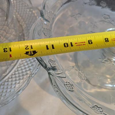 Glass Cake Stand & Dessert Plates