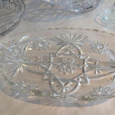 Assortment Of Glass/Crystal Candy Dishes