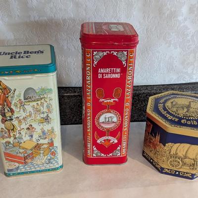 Vintage Tin Cans Uncle Ben's Rice Amarettini