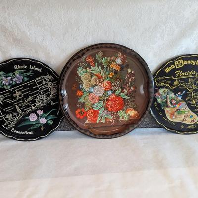 Dahmer Decorated Ware Walt Disney Rhode Island Tin Plates