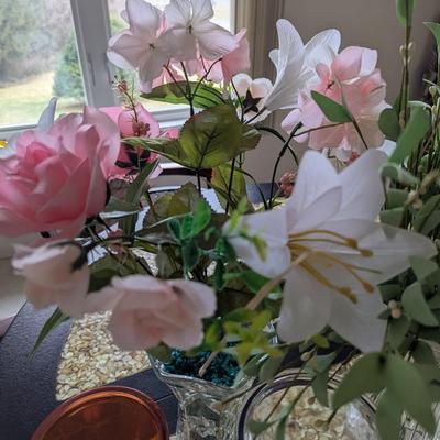 Assortment Of Vases and Artificial Flowers