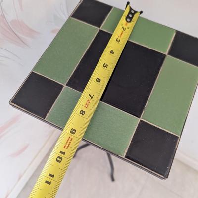 Tiled Plant Stand Table