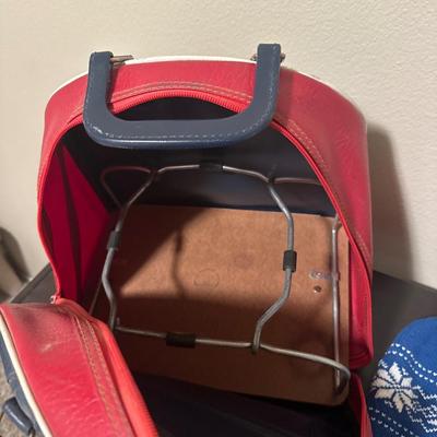 Bowling bag and winter hats
