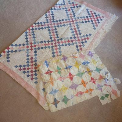 HANDMADE QUILT TOP AND QUILT