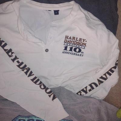 MEN'S HARLEY DAVIDSON AND OTHER SHIRTS