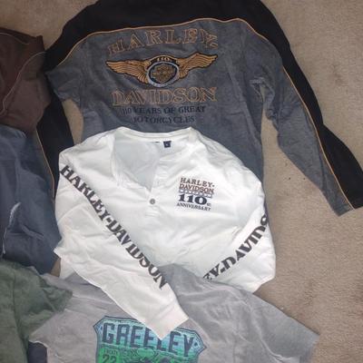 MEN'S HARLEY DAVIDSON AND OTHER SHIRTS