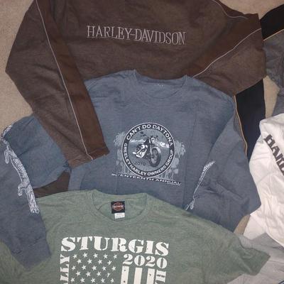 MEN'S HARLEY DAVIDSON AND OTHER SHIRTS