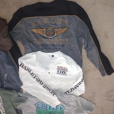 MEN'S HARLEY DAVIDSON AND OTHER SHIRTS