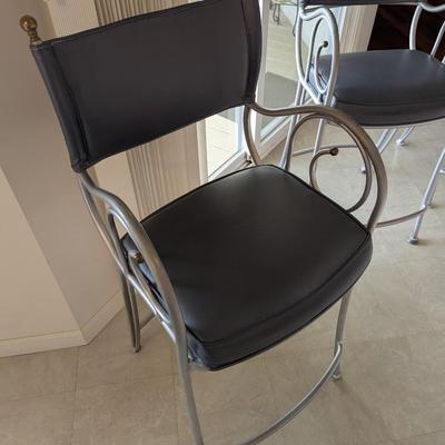 3 Padded Bar Chairs