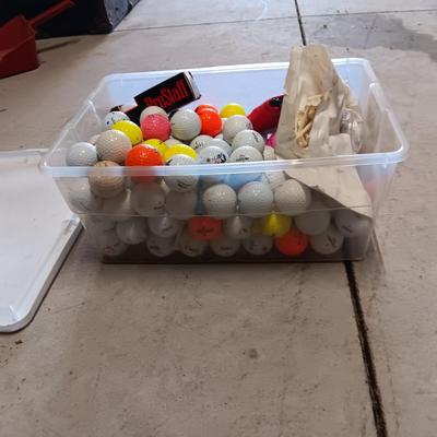 GOLF BALLS AND GOLF TEES