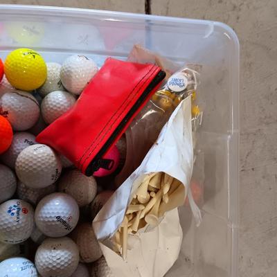 GOLF BALLS AND GOLF TEES