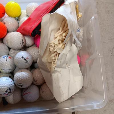 GOLF BALLS AND GOLF TEES