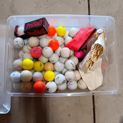 GOLF BALLS AND GOLF TEES