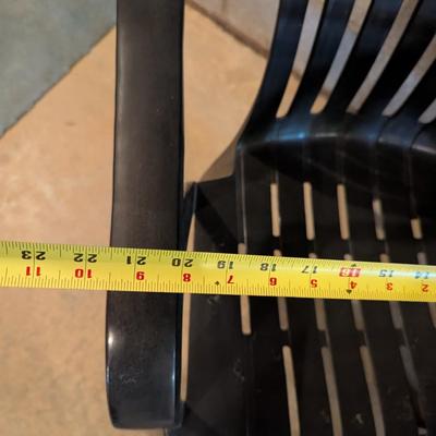 Pair Of Plastic Outdoor Chairs