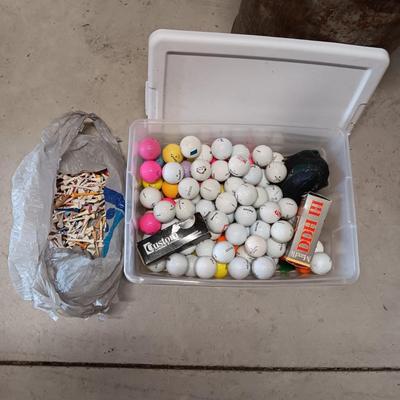 GOLF BALLS AND GOLF TEES