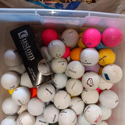 GOLF BALLS AND GOLF TEES