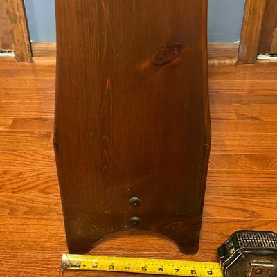 Vintage Wooden Blanket Quilt Holder