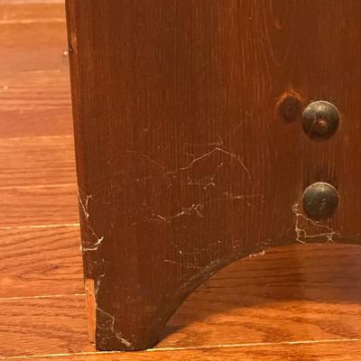 Vintage Wooden Blanket Quilt Holder