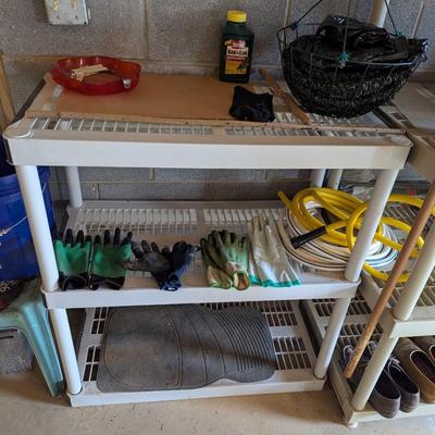 Approx 36" x 18" x 39" Plastic Shelving Unit