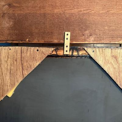 Vintage Wooden Dresser with Mirror