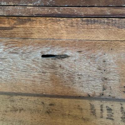 Vintage Wooden Dresser with Mirror