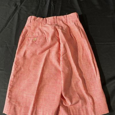 Lot of 3 Vintage Children’s Gingham Plaid Shorts including Shorts by David Ferguson Ltd.