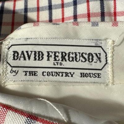 Lot of 3 Vintage Children’s Gingham Plaid Shorts including Shorts by David Ferguson Ltd.