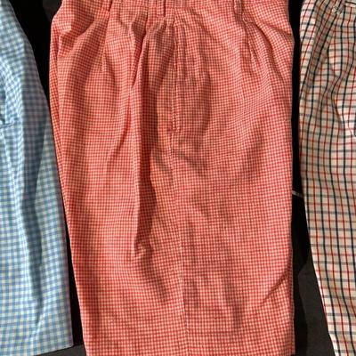 Lot of 3 Vintage Children’s Gingham Plaid Shorts including Shorts by David Ferguson Ltd.