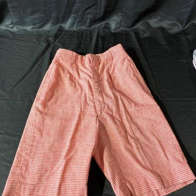 Lot of 3 Vintage Children’s Gingham Plaid Shorts including Shorts by David Ferguson Ltd.