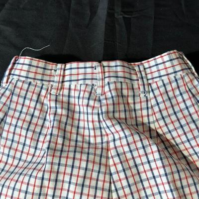 Lot of 3 Vintage Children’s Gingham Plaid Shorts including Shorts by David Ferguson Ltd.