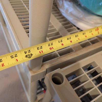 Approx (2) 36" x 24" x 56" - (1) 36" x 24" x 38 1/2" Shelving Units