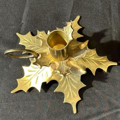 Lot of Vintage Brass Candle Holders, Bell and More!