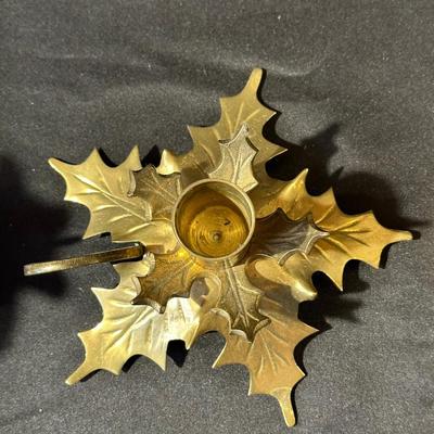 Lot of Vintage Brass Candle Holders, Bell and More!