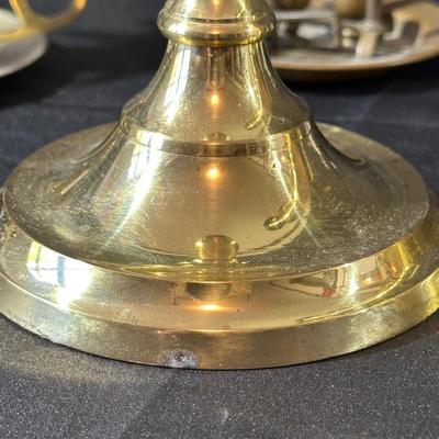 Lot of Vintage Brass Candle Holders, Bell and More!