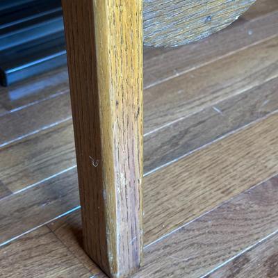 Vintage Wooden Headboard and Bed Frame