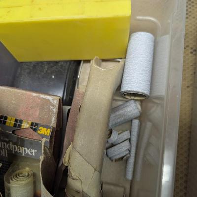 Assorted Sanding Supplies