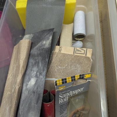 Assorted Sanding Supplies