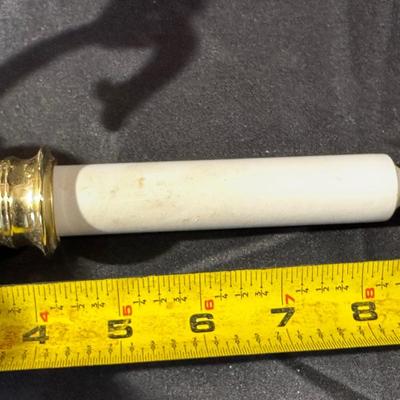 Lot of Vintage Brass Candle Holders and Trinkets