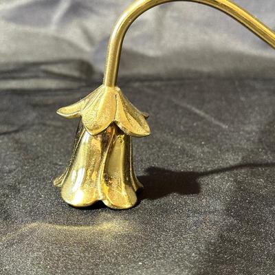 Lot of Vintage Brass Candle Holders and Trinkets